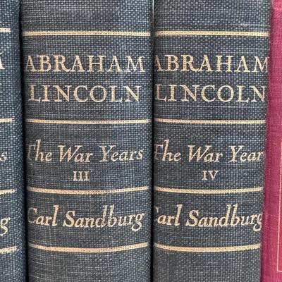 Books on Abraham Lincoln by Carl Sandburg (B1-DZ)