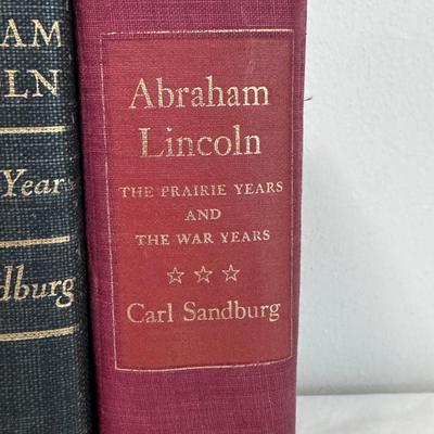 Books on Abraham Lincoln by Carl Sandburg (B1-DZ)