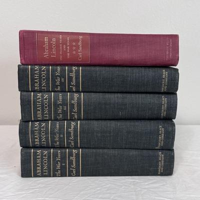 Books on Abraham Lincoln by Carl Sandburg (B1-DZ)