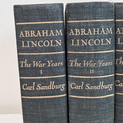 Books on Abraham Lincoln by Carl Sandburg (B1-DZ)