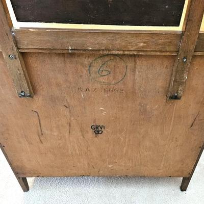 Antique Oak Dresser with Mirror
