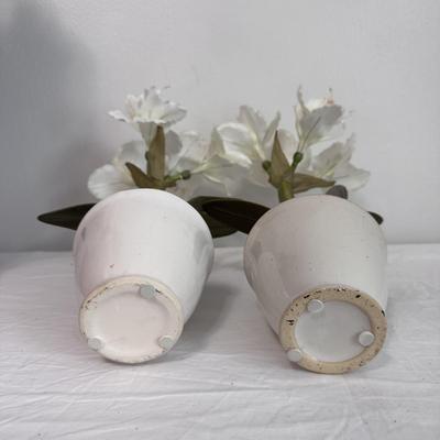 Three Faux Amaryllis Plants (B1-DZ)