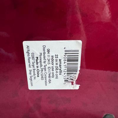 Three Faux Amaryllis Plants (B1-DZ)