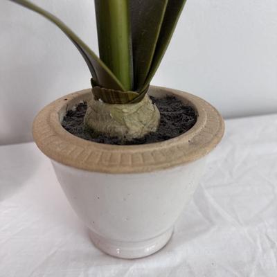 Three Faux Amaryllis Plants (B1-DZ)