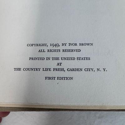 First Edition “Shakespeare” by Ivor Brown and Other Vintage Collectors Books (B1-DZ)