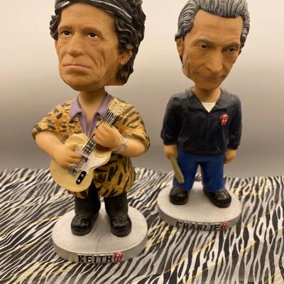 Rolling Stones Bobbleheads 2002 Licks World Tour Complete Set