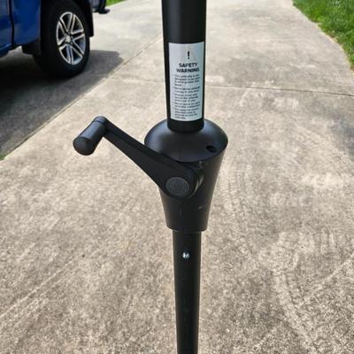 8' Patio Umbrella + Metal Stand (G-JS)