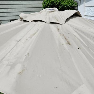 8' Patio Umbrella + Metal Stand (G-JS)