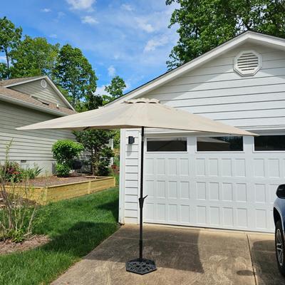 8' Patio Umbrella + Metal Stand (G-JS)