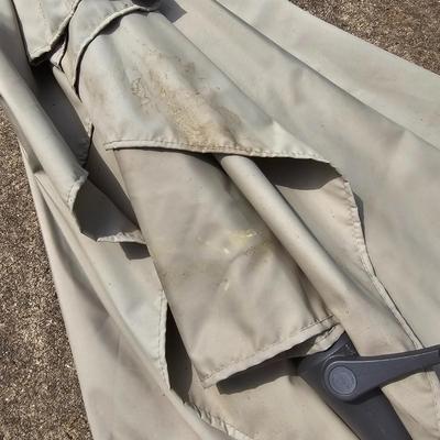 8' Patio Umbrella + Metal Stand (G-JS)