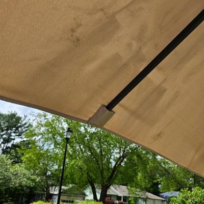 8' Patio Umbrella + Metal Stand (G-JS)