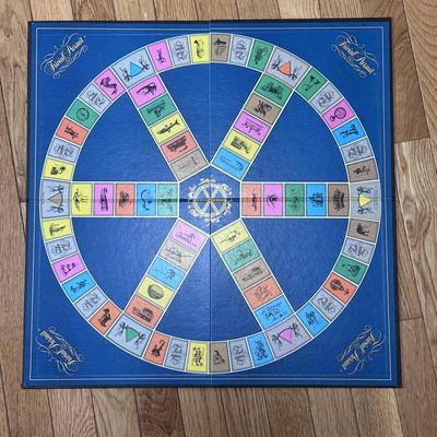 Collection of Games and Crafting Supplies Including Trivial Pursuit, Travel Scrabble, and Crayons (B1-DZ)