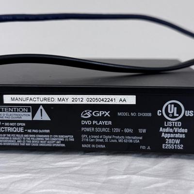 Samsung BD-J5700 Blue-Ray Player, GPX DVD/CD Player DH300B, and Several DVDs (B1-DZ)