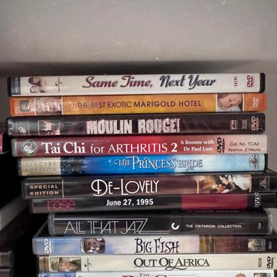 Samsung BD-J5700 Blue-Ray Player, GPX DVD/CD Player DH300B, and Several DVDs (B1-DZ)