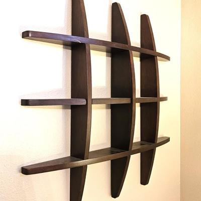 Modern Wood Wall Shelf