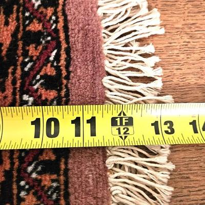 Hand-Knotted Wool Tabletop Rug