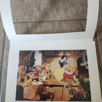Snow White and the Seven Dwarfs Lithograph