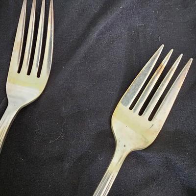 45 Piece WM Rogers 'Victorian Rose' Silverplate Flatware w/Case (DR-JS)