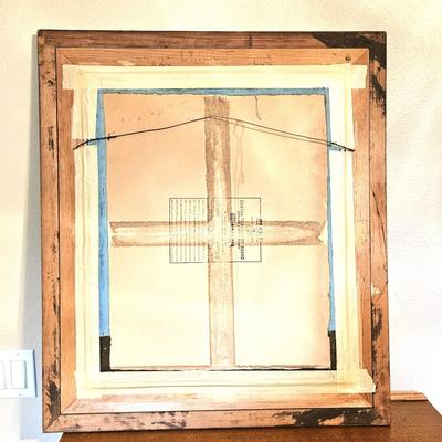 Vintage Crewel Embroidery Art
