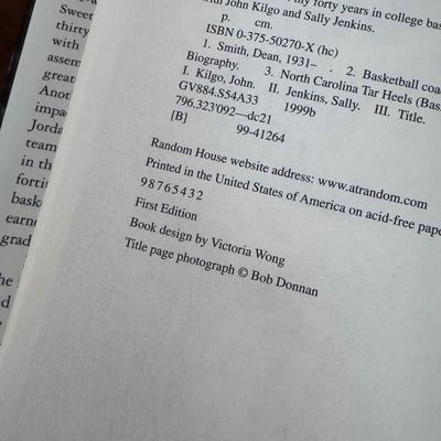 Several First Edition Sports Books, Signed Copy of “Reach for The Summit” by Pat Summitt and More (B1-DZ)