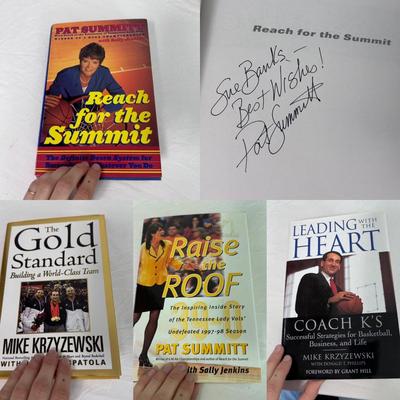 Several First Edition Sports Books, Signed Copy of “Reach for The Summit” by Pat Summitt and More (B1-DZ)