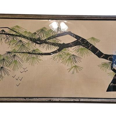 Japanese Silk Embroidery Artwork