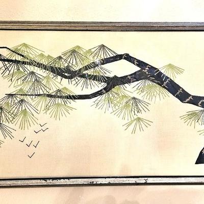 Japanese Silk Embroidery Artwork