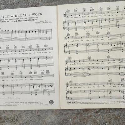 Whistle While You Work Sheet Music