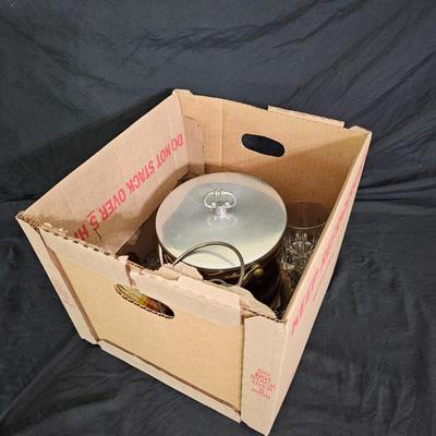 Kraftware Ice Bucket, Godinger Brandy Warmer and More Barware (DR-JS)