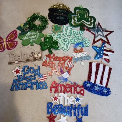 ST PATRICK'S AND 4TH OF JULY DECORATIONS