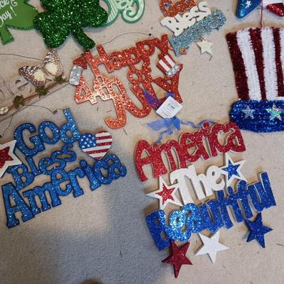 ST PATRICK'S AND 4TH OF JULY DECORATIONS