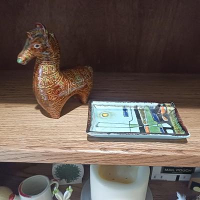BITOSSI ZEBRA HORSE AND ROSENTHAL-NETTER PLATE