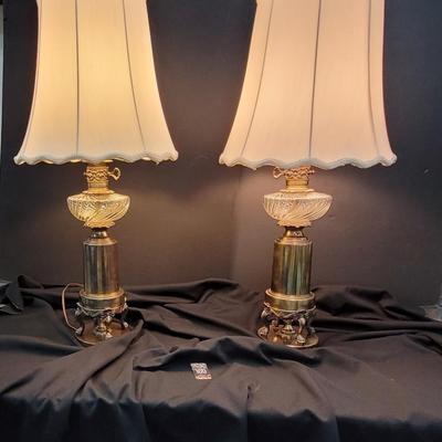 James Mont Style Mid Century Table Lamps
