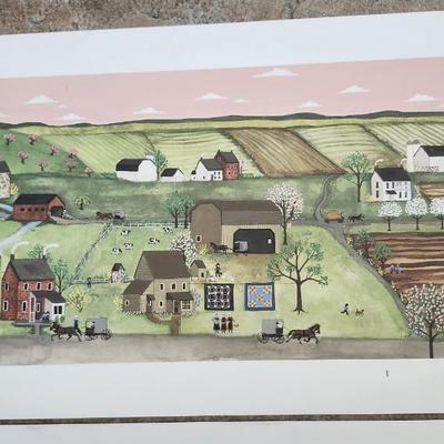 Sale Photo Thumbnail #42: Set of 4 - Winter, Summer, Seedtime, Harvest
Very good condition
20 x 10 inches each
Signed by Cheryl Benner