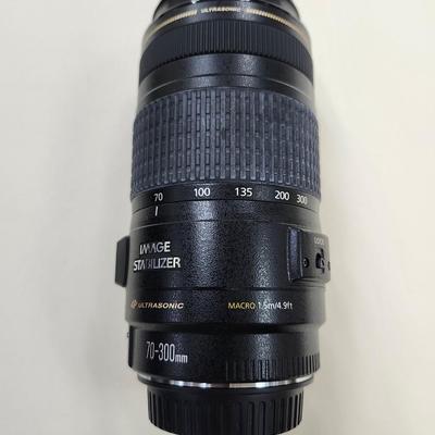 Used Canon EF 70-300mm f/4-5.6 IS USM Autofocus Telephoto Zoom Lens