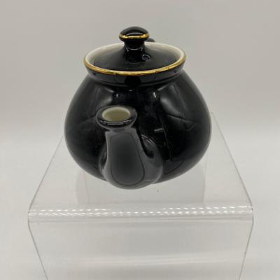 Hall Vintage Teapot with gold accents