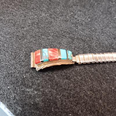 GOLD FILLED TURQUOISE WATCH BAND