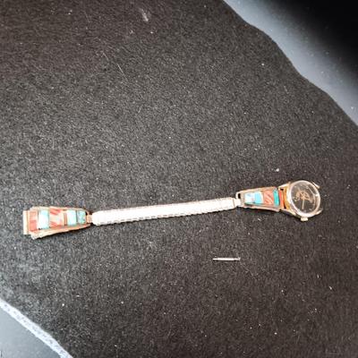 GOLD FILLED TURQUOISE WATCH BAND