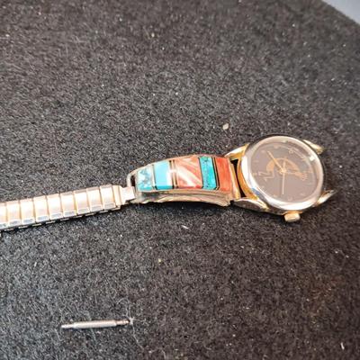 GOLD FILLED TURQUOISE WATCH BAND