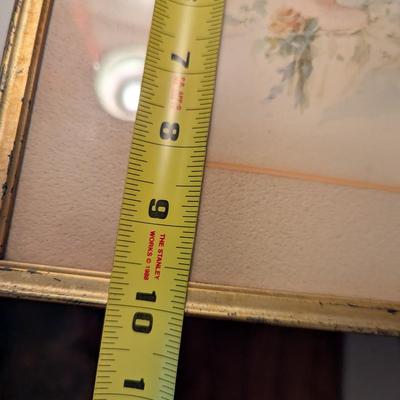 Gold Framed Hand Painted Portrait "E.C. Bitterlich, Philadelphia" (USB)