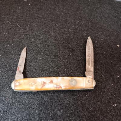 COMPASS AND TREE BRAND POCKET KNIFE