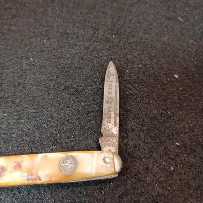 COMPASS AND TREE BRAND POCKET KNIFE