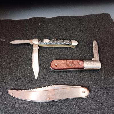FISH KNIFE, KEENS AND BARLOW POCKET KNIVES