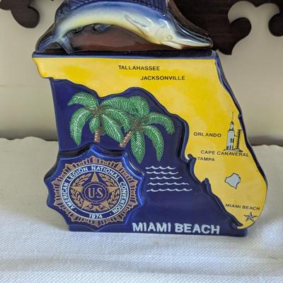 1974 "Miami Beach American Legion National Convention" Ezra Brooks Decanter (BR1)
