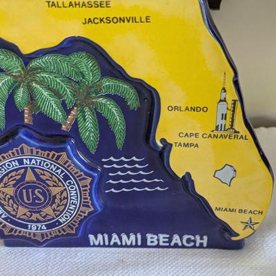 1974 "Miami Beach American Legion National Convention" Ezra Brooks Decanter (BR1)