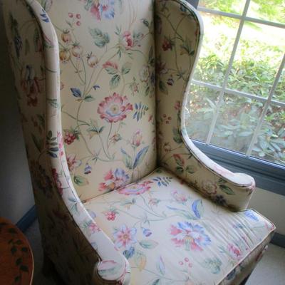 Upholstered Wing-back Chair (BR1)
