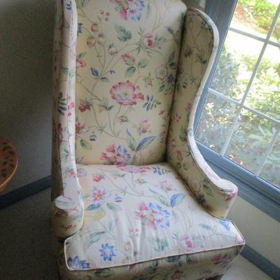 Upholstered Wing-back Chair (BR1)