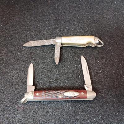 CASE AND A SECOND POCKET KNIFE