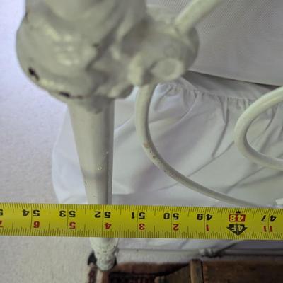 Cast Iron White Metal Bed Frame With Mattress & Box Spring (BR1)