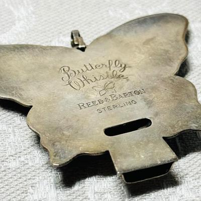 Reed & Barton Sterling Pendant Whistle